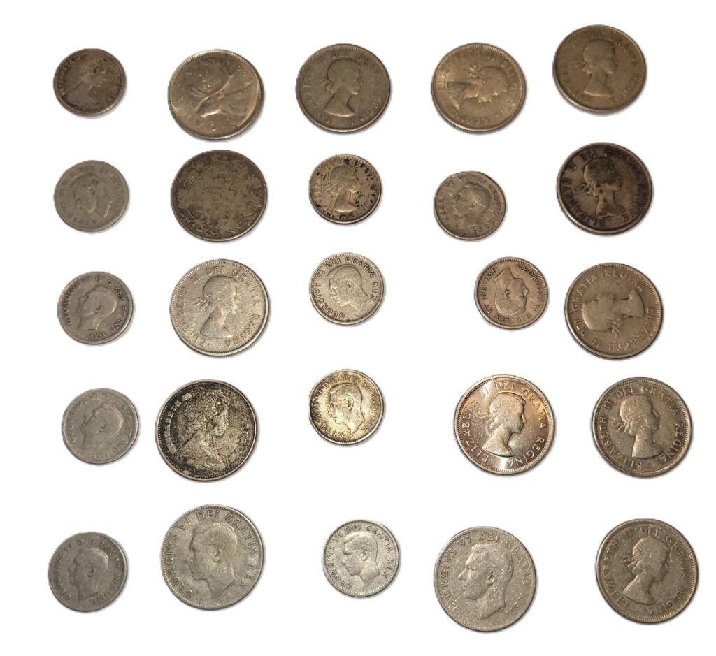 Silver Coin Heads